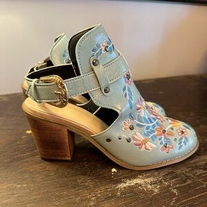 Boho Embroidered Booties